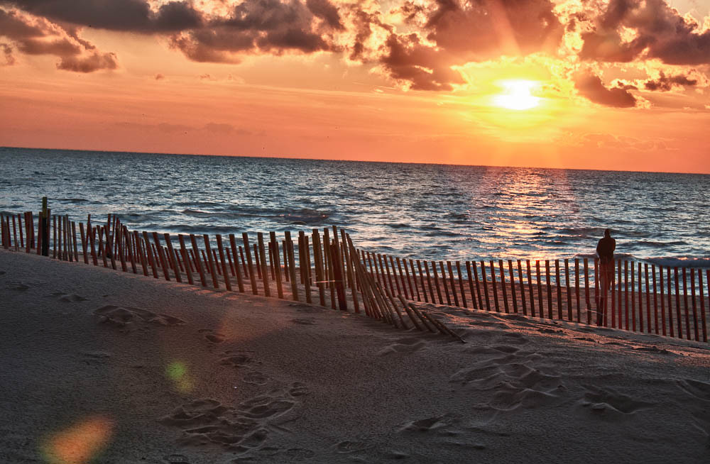 Oval Beach Saugatuck Sunset