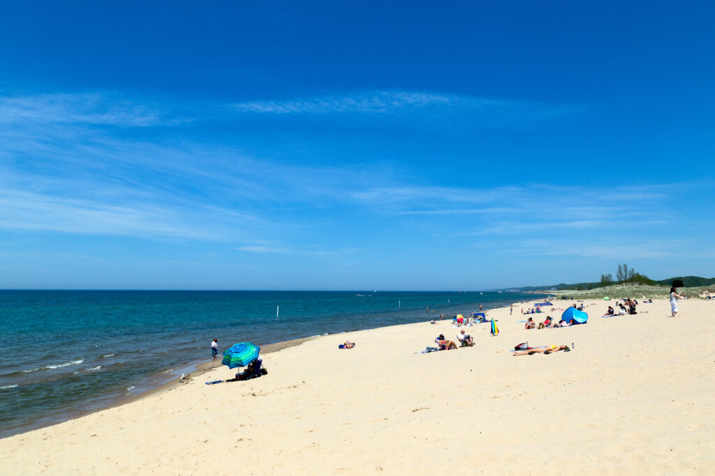 Oval Beach in Saugatuck