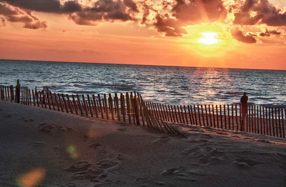 Oval Beach Saugatuck Sunset